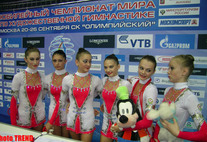 Команда Азербайджана по художественной гимнастике завершила выступление на чемпионате мира в Москве